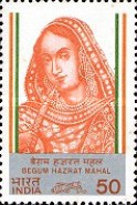 Begum Hazrat Mahal — 50P