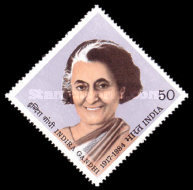 Indira Gandhi — 50P