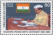Doctor Rajendra Prasad at Desk — 50P