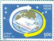 Inpex '93 National Stamp Exhibition, Calcutta — 1.00R