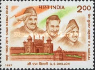 Shah Nawaz Khan, P. K. Sahgal and G. S. Dhillon — 2.00R