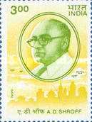 A. D. Shroff  Commemoration — 3.00R