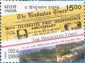 The 75th Anniversary of Hindustan Times Newspaper — 15.00R