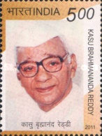 The 100th Anniversary (2009) of the Birth of Kasu Brahmananda Reddy, 1909-1994 — 5.00R