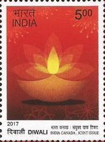 Diwali - Joint Issue with Canada — 5.00R