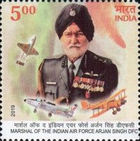 Marshal of the Indian Air Force, Arjan Singh, 1919-2017 — 5.00R