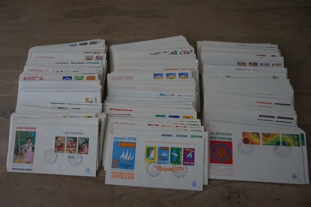 Dutch Antiles and Aruba lot 450 FDC covers