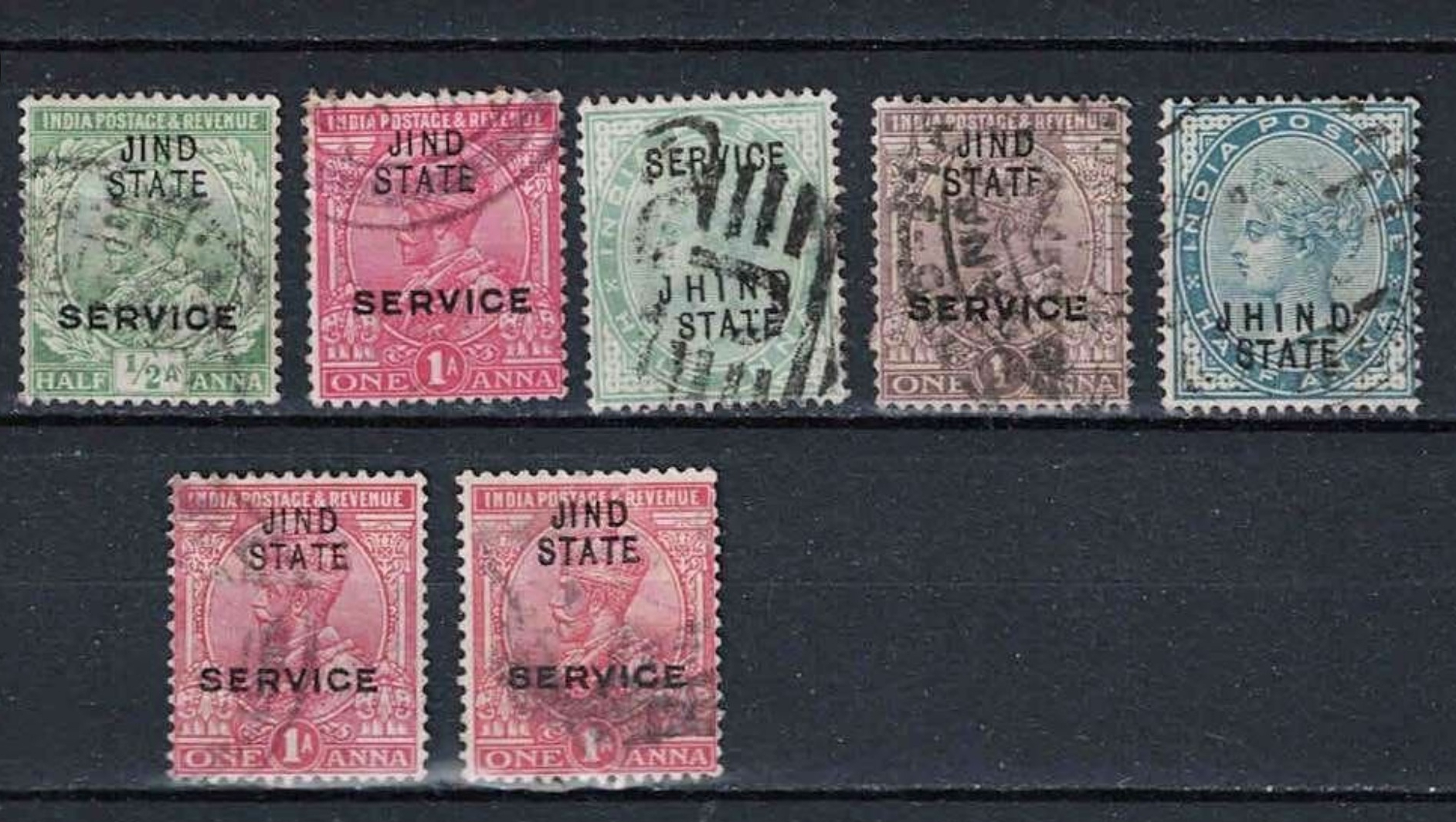 Jind State stamps
