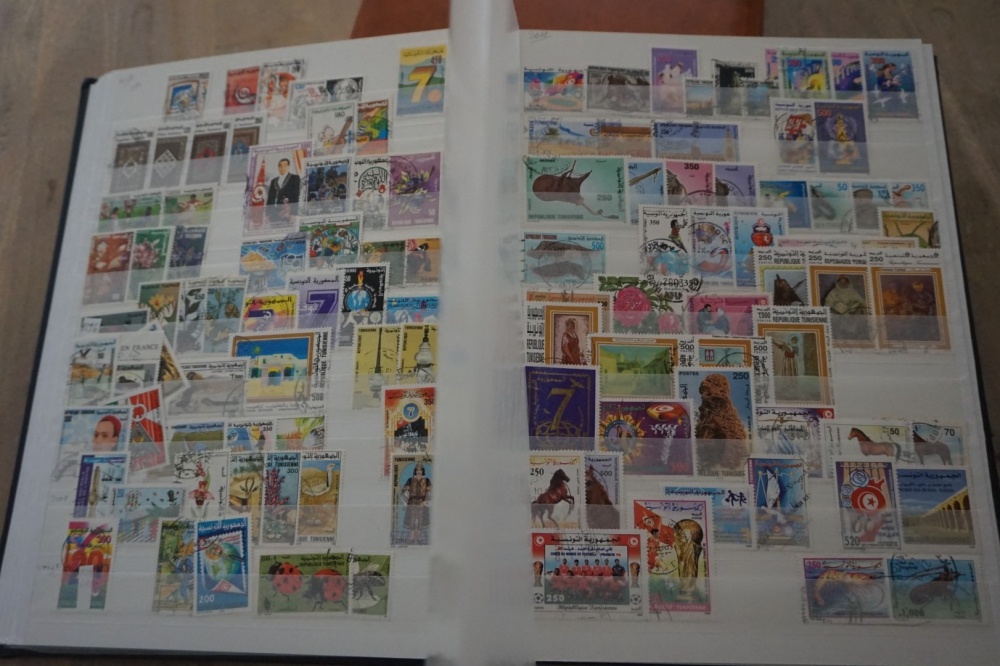 Tunisia stamp album page 10