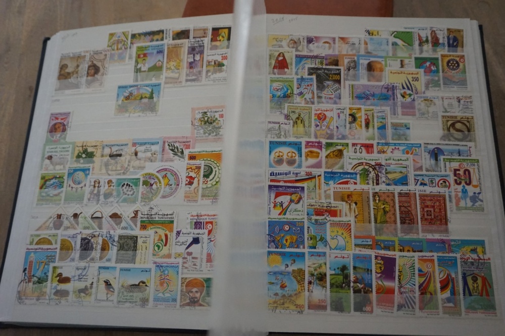 Tunisia stamp album page 12