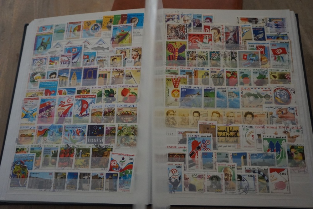 Tunisia stamp album page 13