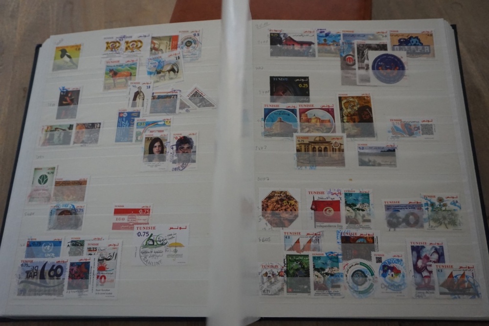 Tunisia stamp album page 15