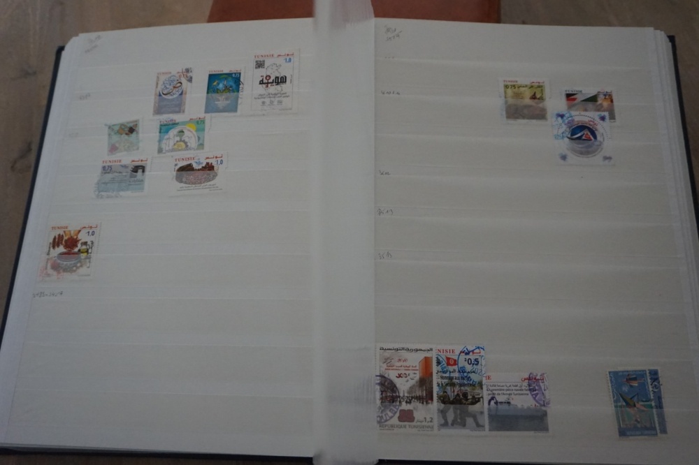 Tunisia stamp album page 16