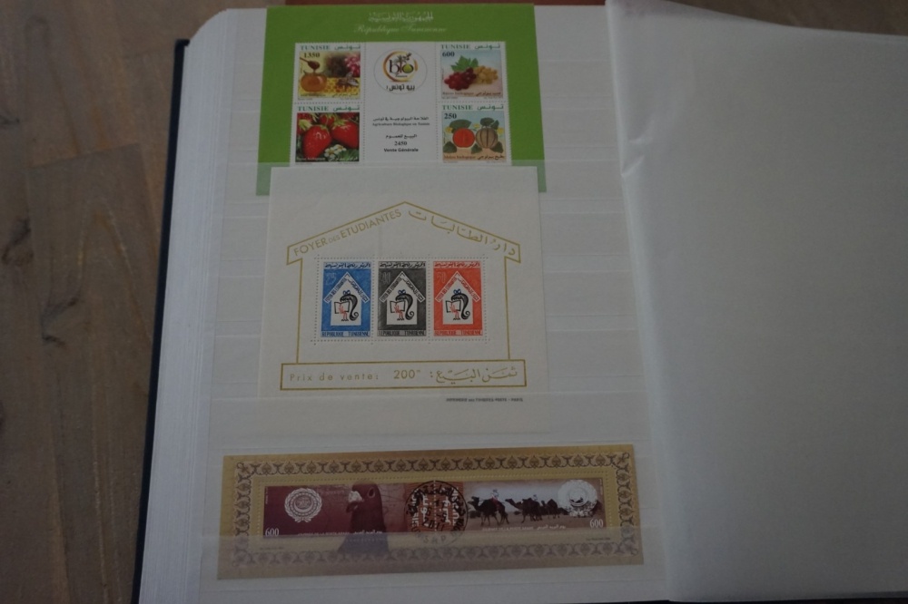 Tunisia stamp album page 17