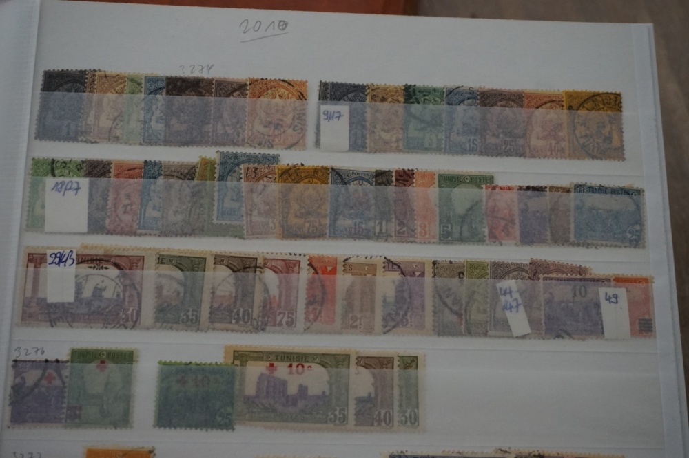 Tunisia stamp album page 2