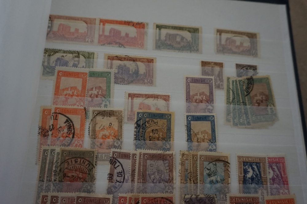 Tunisia stamp album page 20