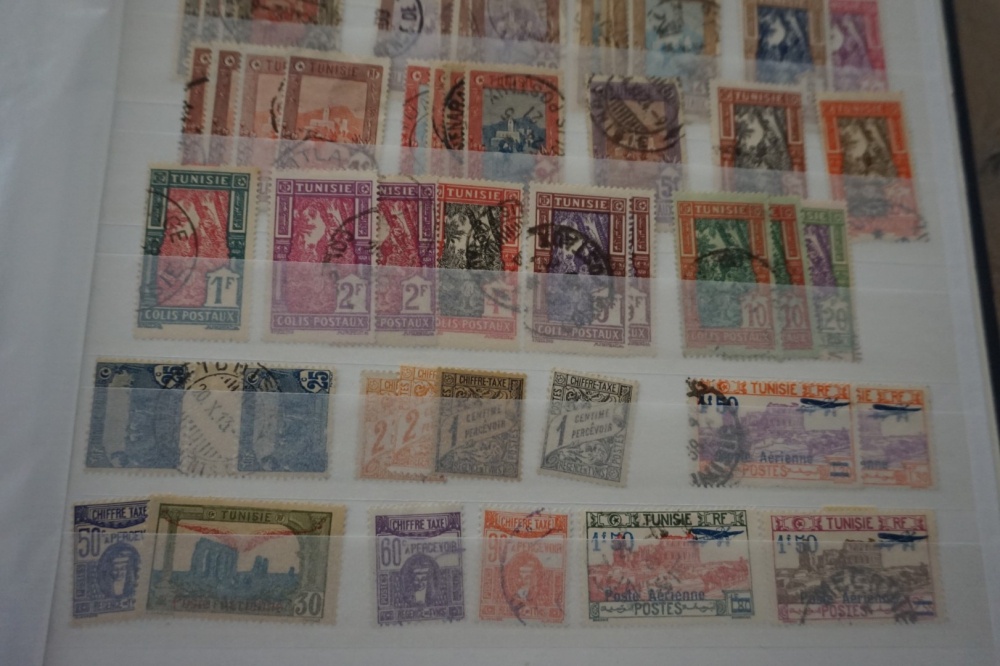 Tunisia stamp album page 21