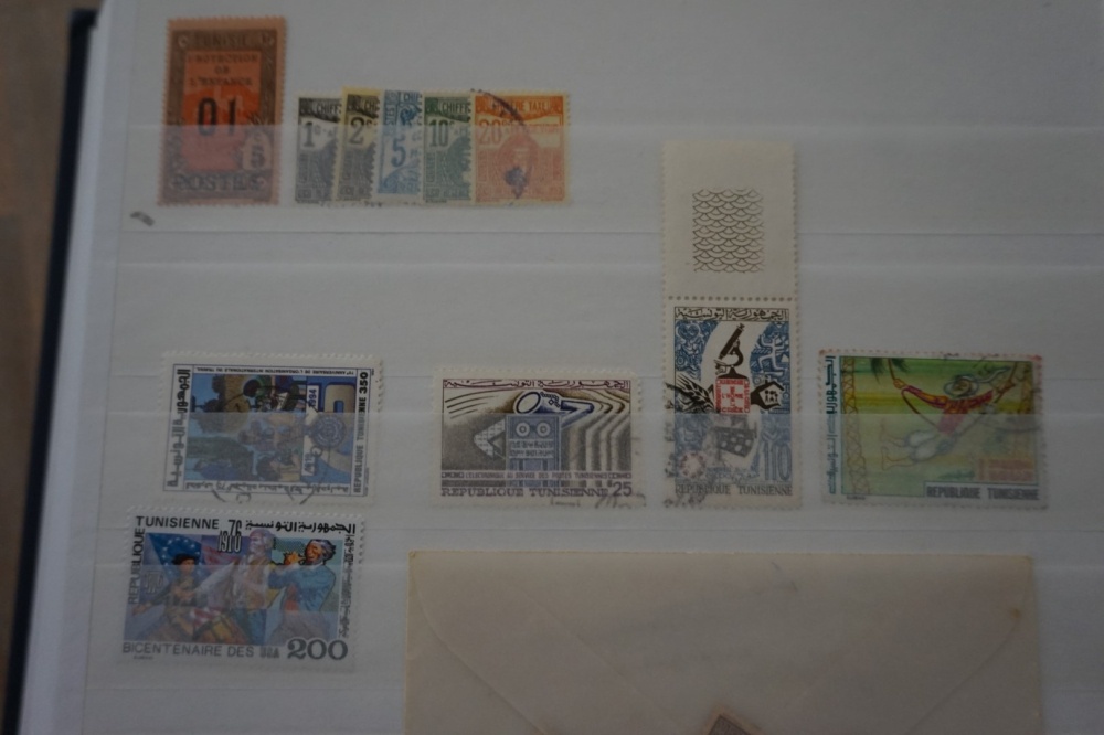 Tunisia stamp album page 22