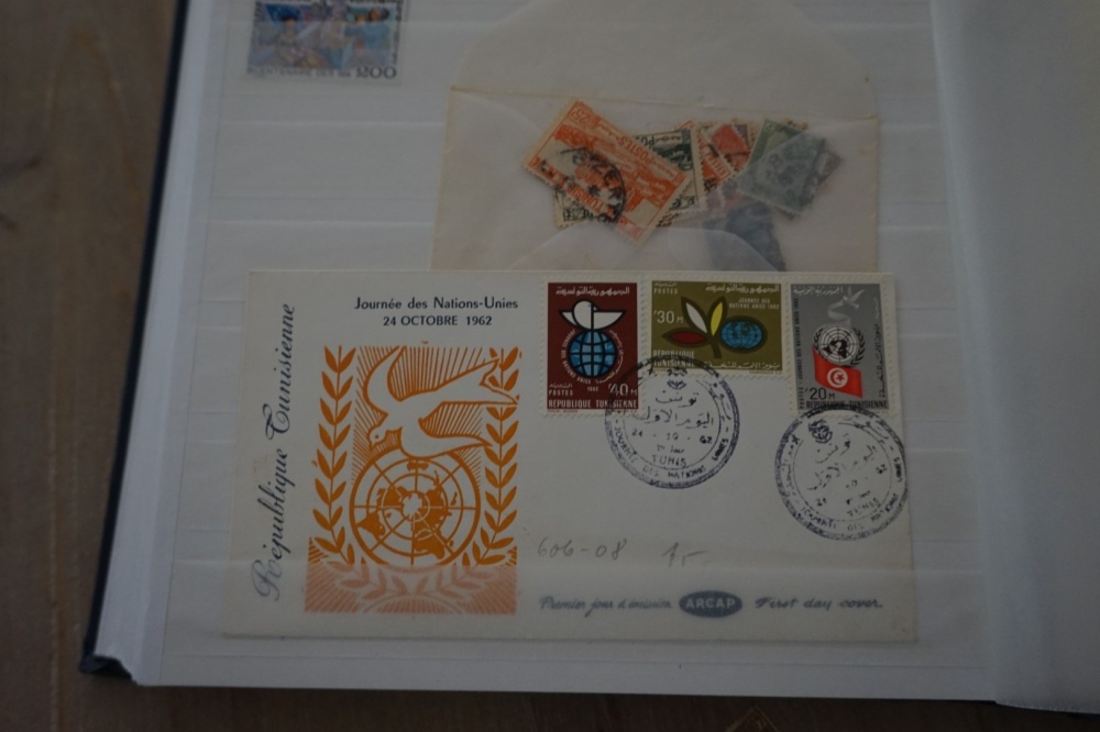 Tunisia stamp album page 23