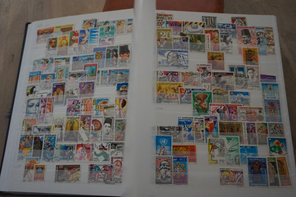 Tunisia stamp album page 8