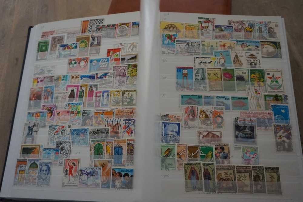 Tunisia stamp album page 9