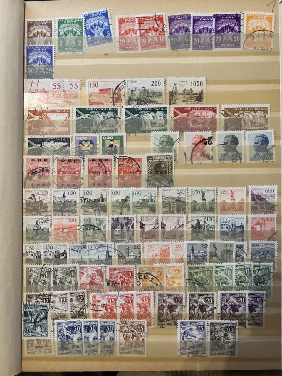 Eastern European used stamp collection