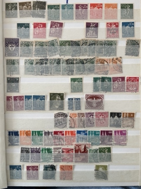 Old used stamps from Europe. Mix of MNH and used.(around 1000 stamps)