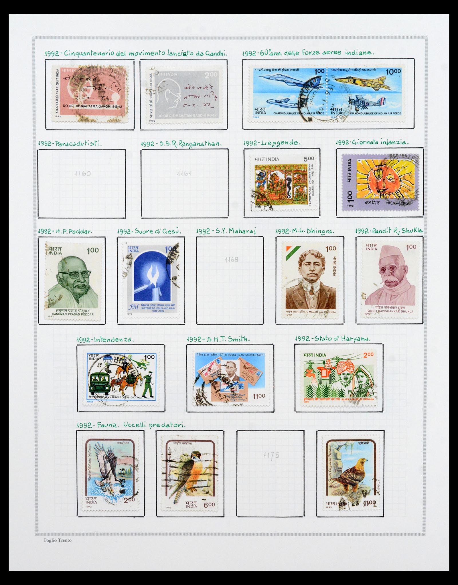 India Stamp Detail 2