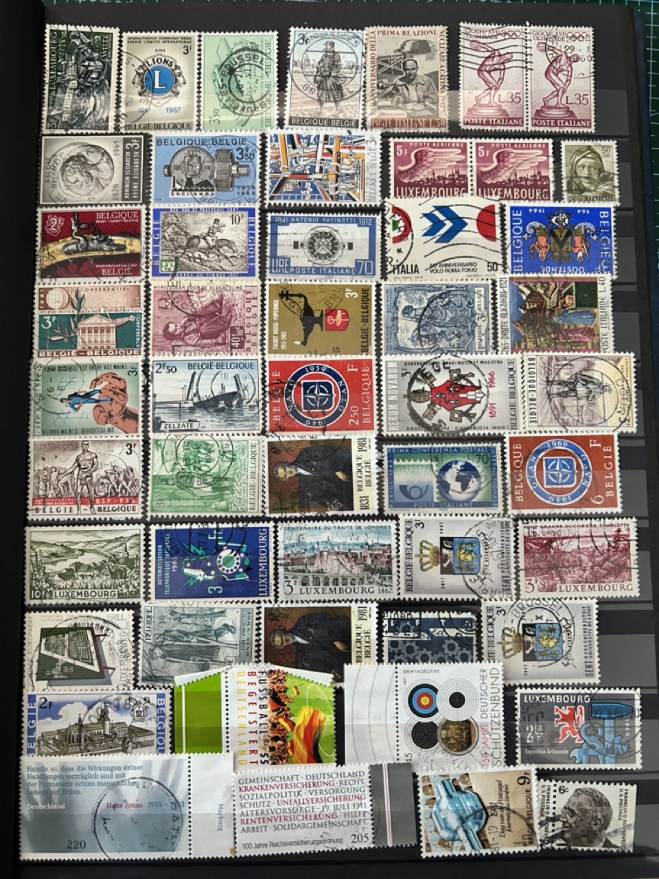 Modern/Old used stamps from Europe.