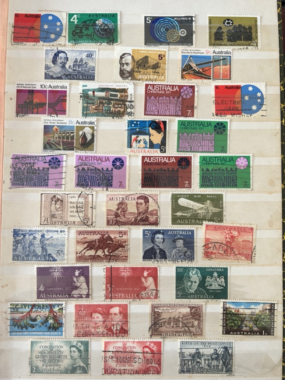 World various stamp collection , Mostly used stamps