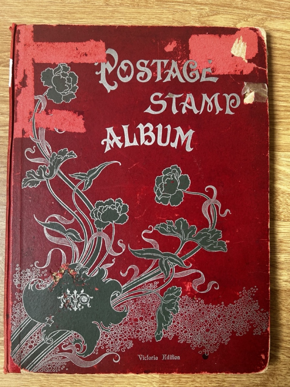 Schaubek's Victoria Postage Stamp Album, which was a very popular German-made album during the late 19th