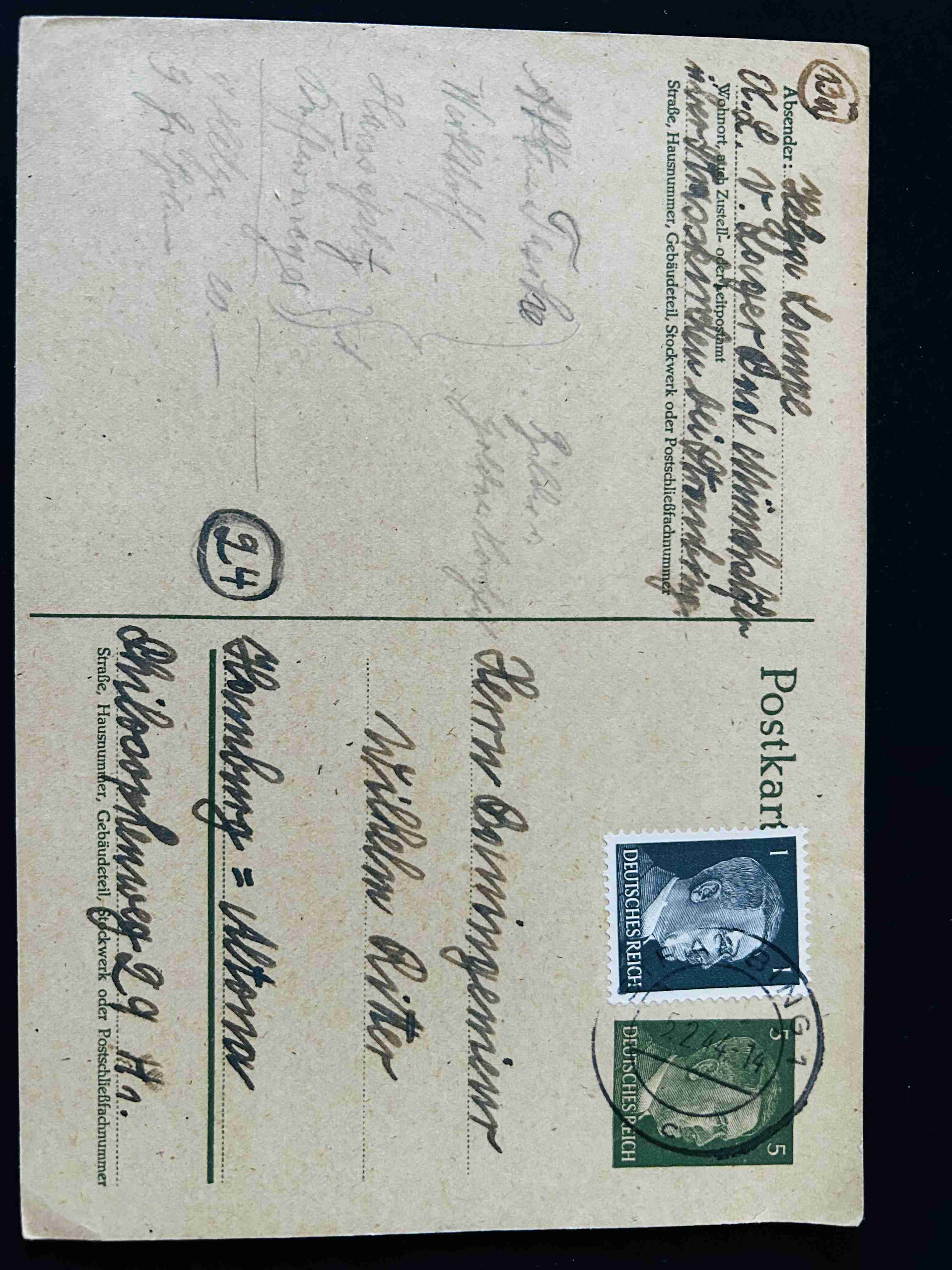 German Empire postcards collection - D83