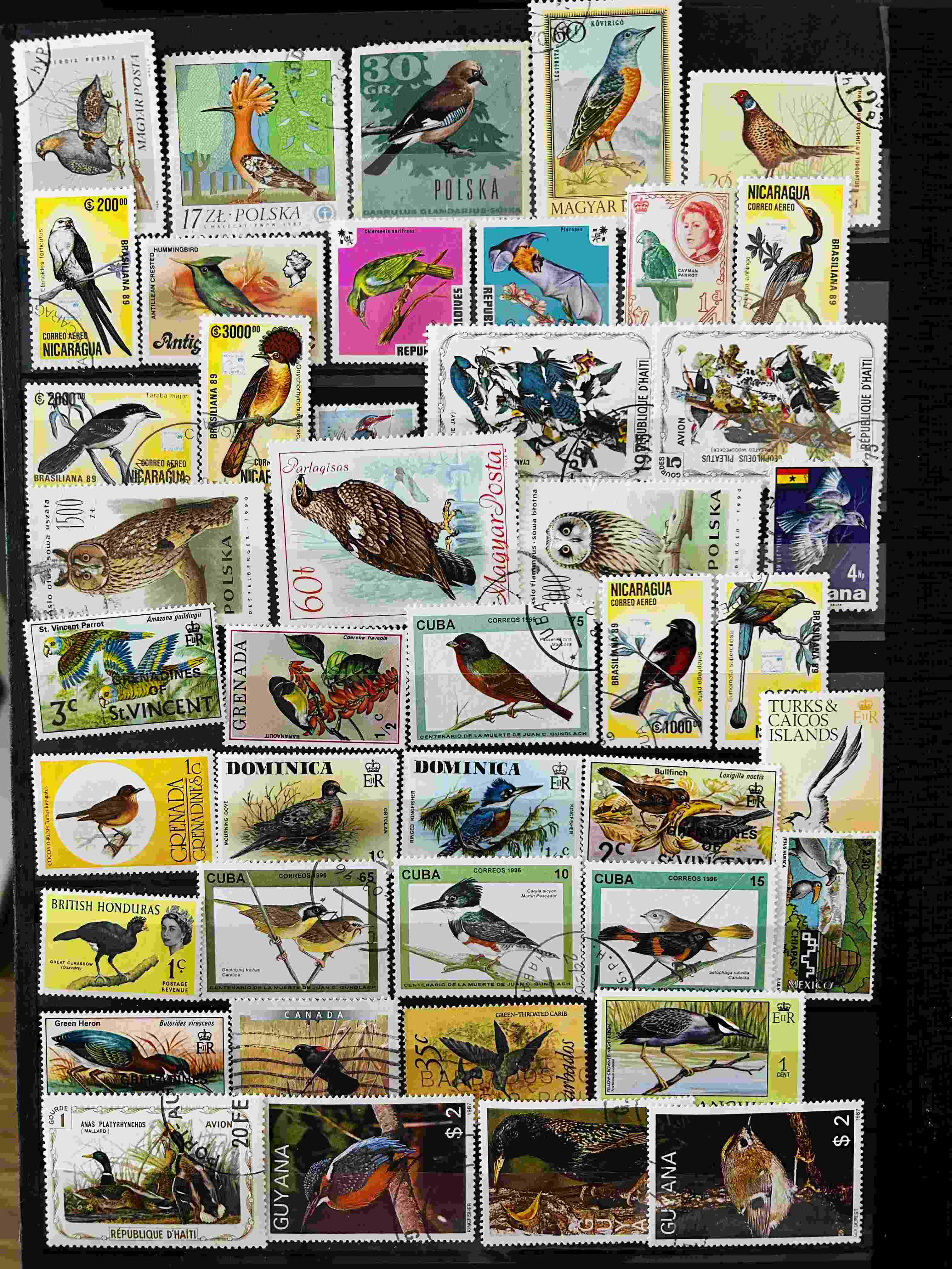 Birds/Animals stamps of various countries