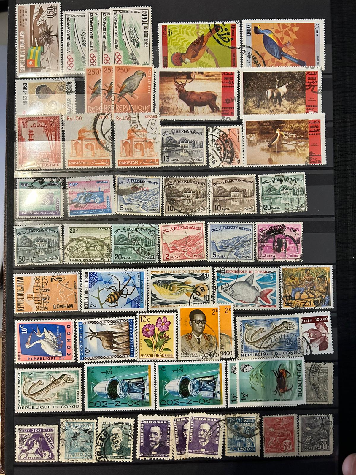 Used stamps lot