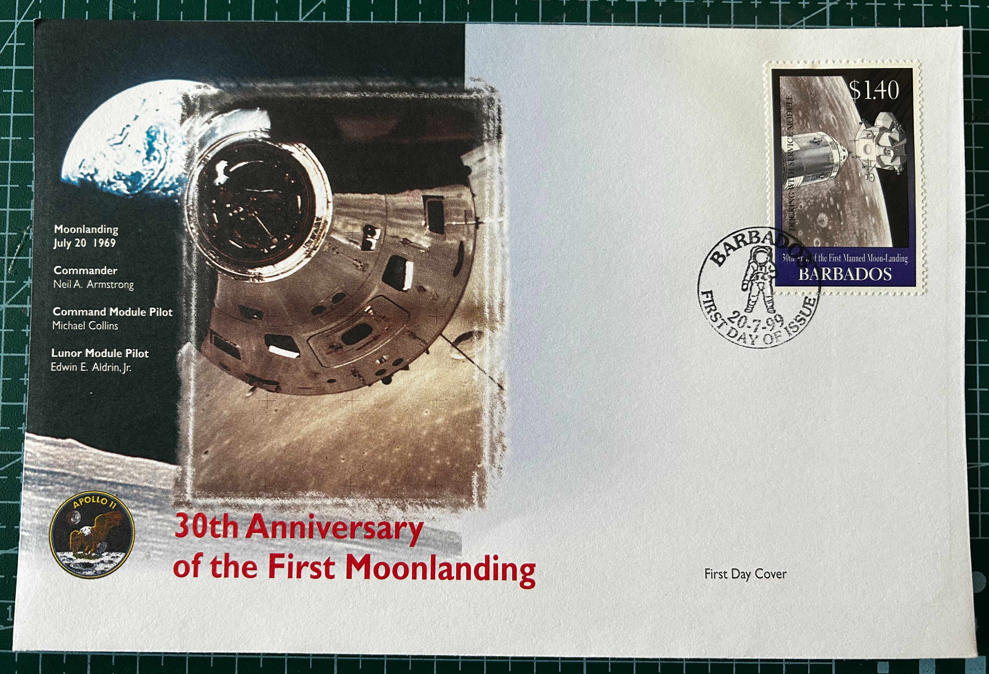 Barbados $1.40 – Docking with Service Module