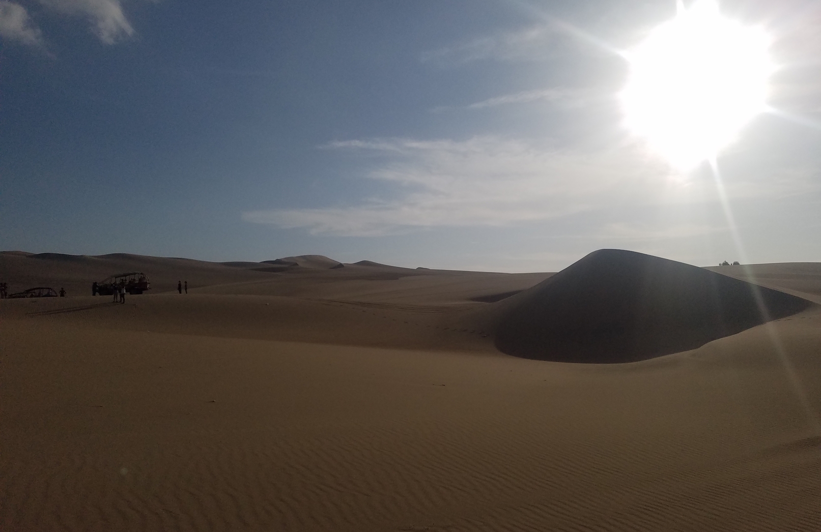 El Desierto de Huacachina al atardecer