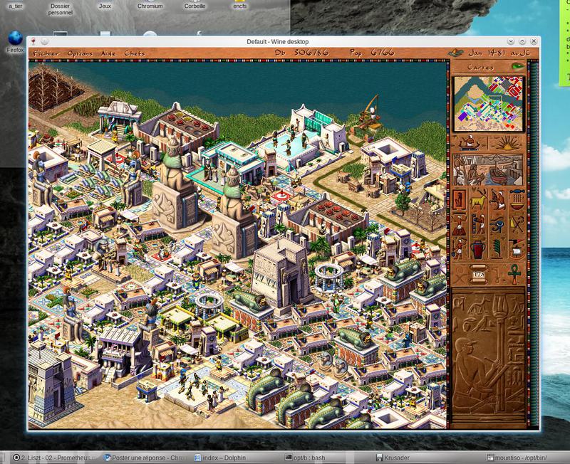 pharaon - Pharaon/Cleo 2.1 sous Linux avec Wine Heliopolis003