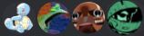 Pillush,Emerald Eel,Arrangemonk, Pistacio