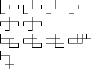 Cube Nets Solutions