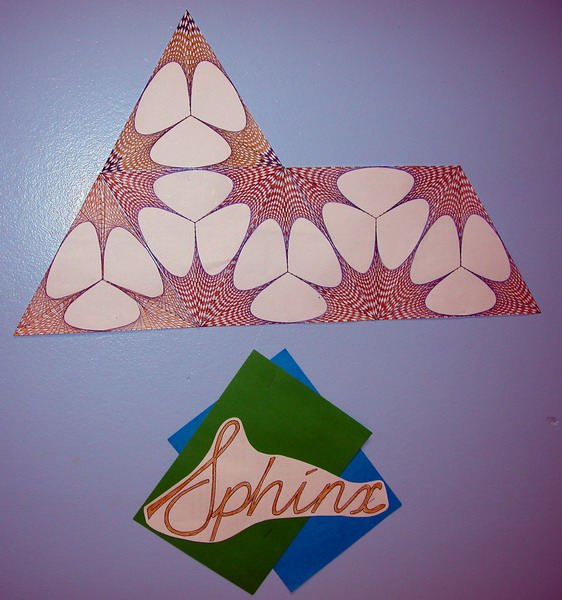 Decorated Sphinx 1 at Wade High School