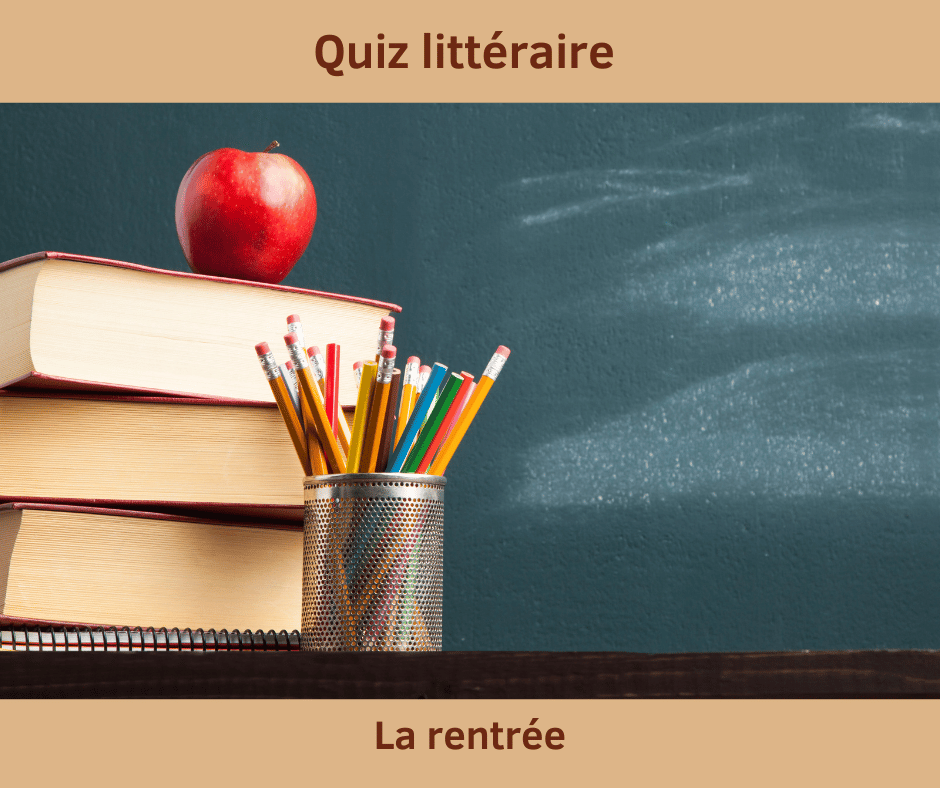 Quiz littéraire de la rentrée