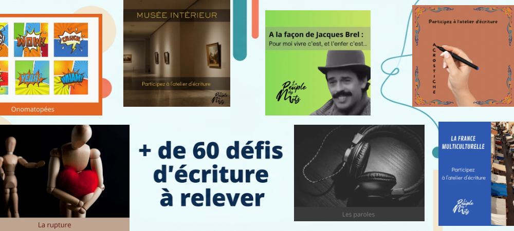 Participez aux ateliers d’écriture