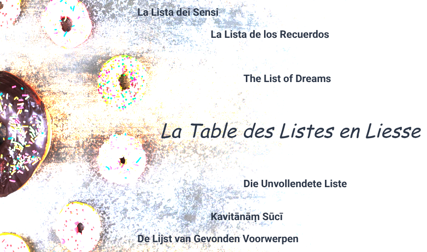 La Table des Listes en Liesse