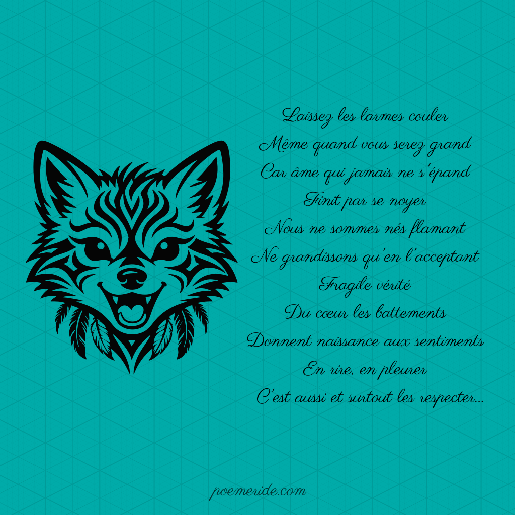 Laissez les larmes couler