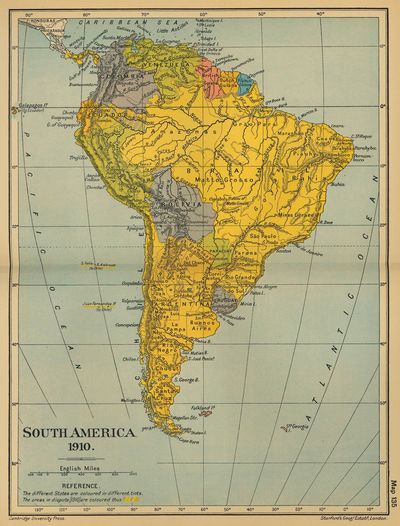 amerique du sud 1910