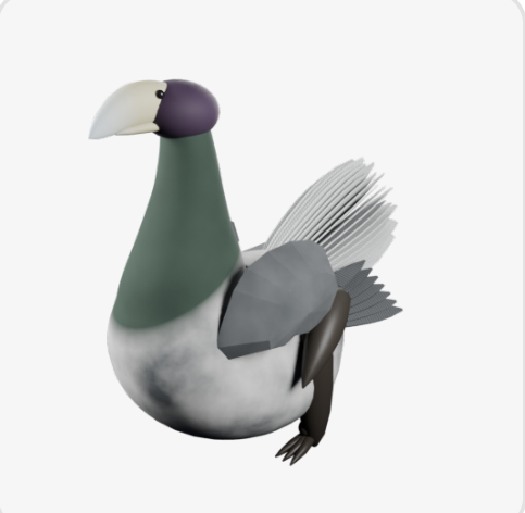 Active visual bird reconstruction