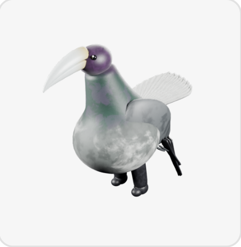 Four fixed views bird reconstruction