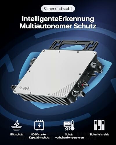 Anzeige für intelligentes Erkennungssystem mit Multischutzfunktionen.