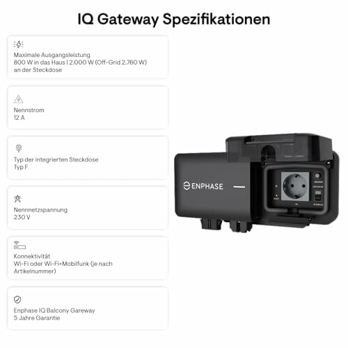 Enphase IQ Balkonkraftwerk 800 W