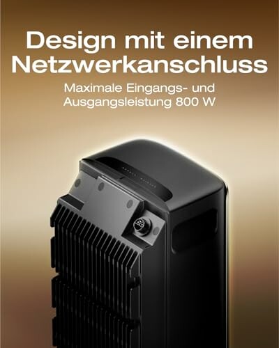 Modernes Gerät mit Netzwerkkonnektivität und 800 W Leistung